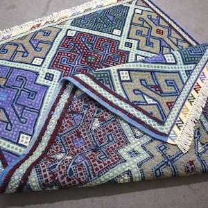 Gorgeous Afghan Kilim Rug/ 3x5 Ft Flatweave Turkish Style Rug/ Afghan Handmade Rug/ Wool Area Rug/ Office Rug/ Kitchen Rug/ Bedroom Rugs,