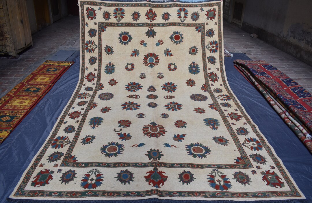 トルコ ヴィンテージラグ シルク アナトリア スマック キリム