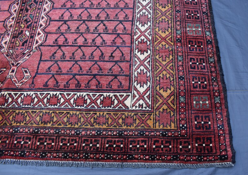 Afghan Tribal Rug, 5x7 Ft Rug, Afghan Rug, Oriental Rug, Handmade