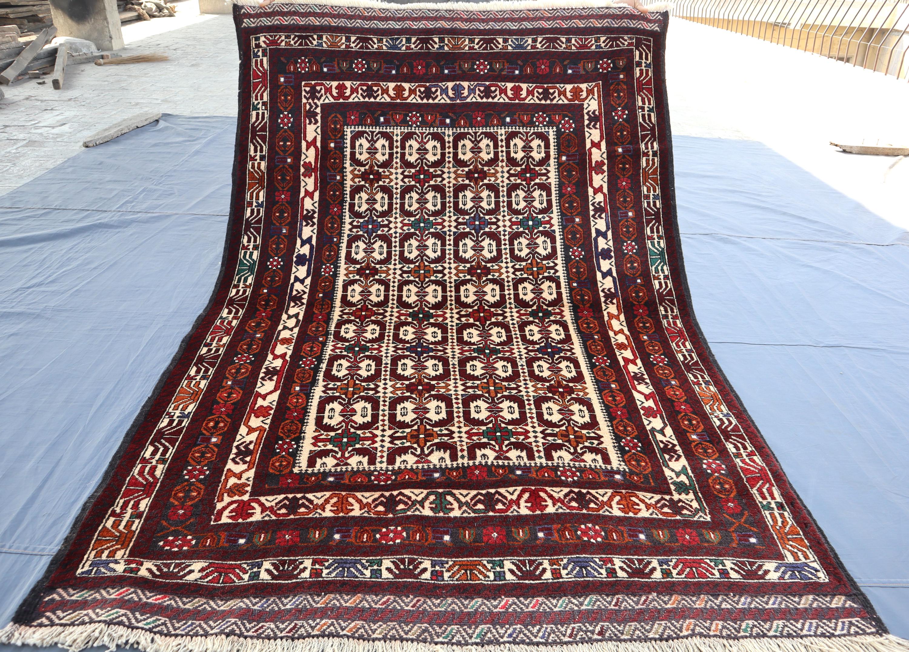 Baluch rug※こちらは専用ページです A-325 vintage Baluch rug – grace