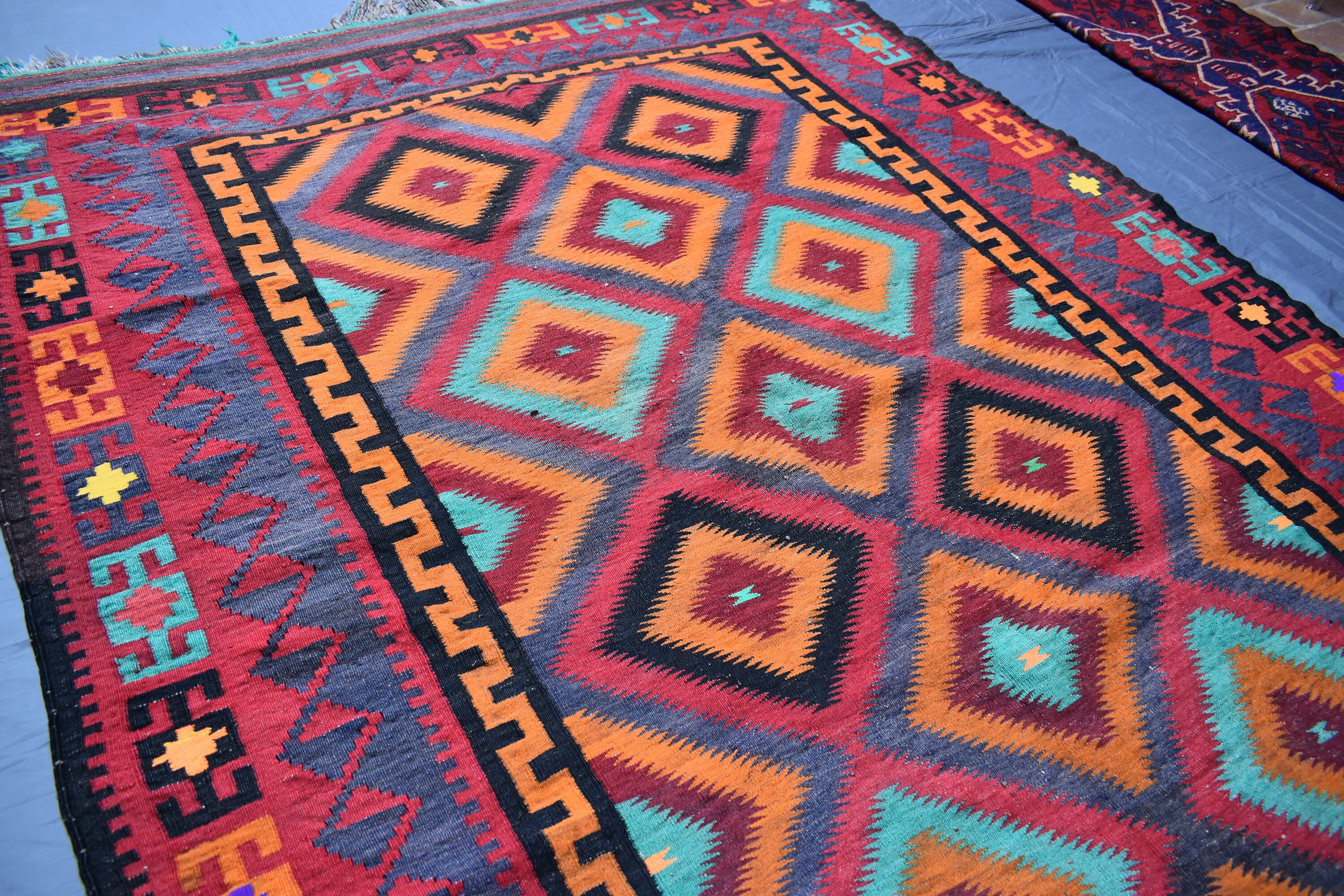 ヴィンテージキリム　ウールラグ be59ab322e2ca2e5d46aa7ec502713