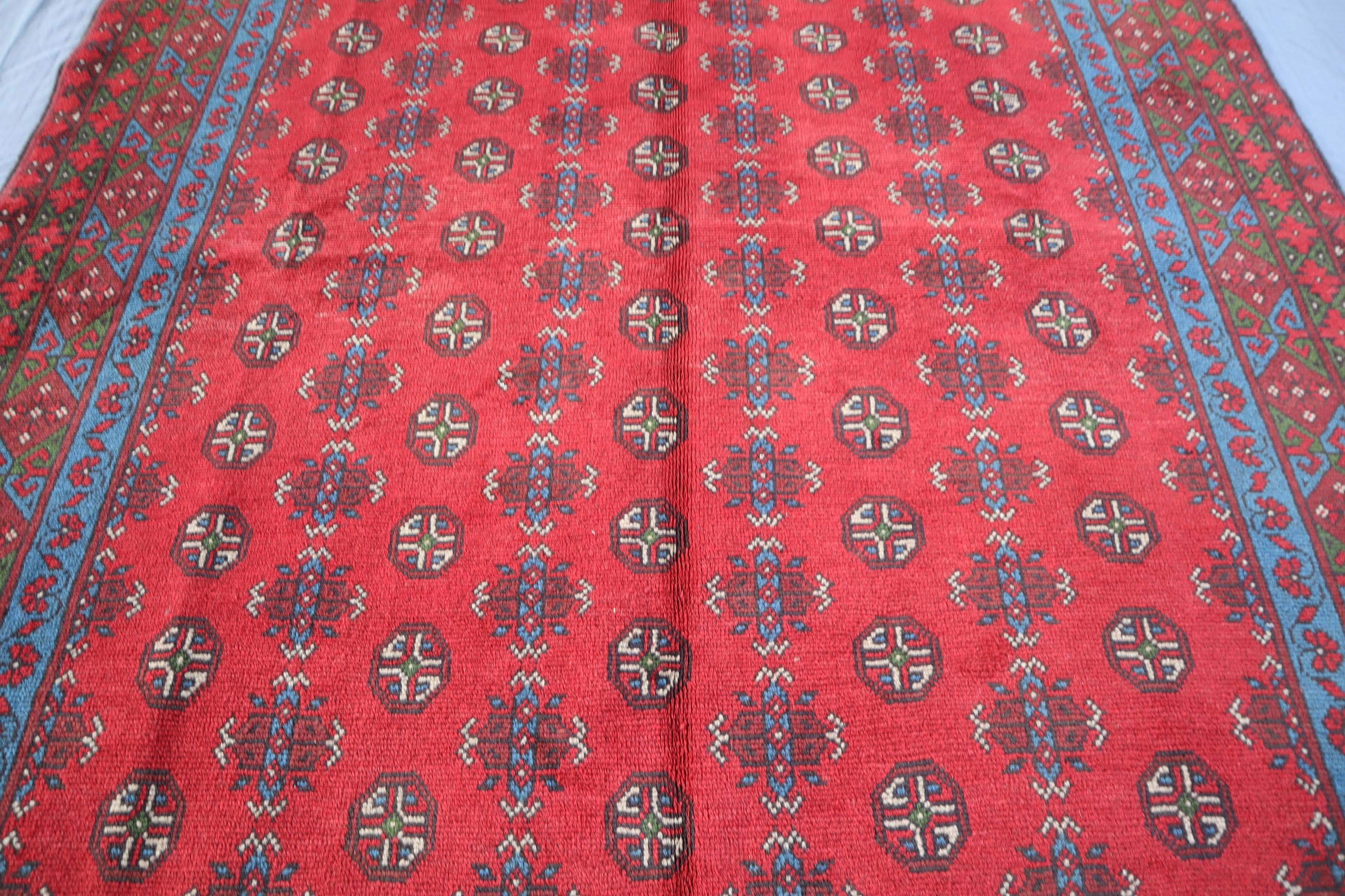 ペルシャ トルクメン ブハラ アンティーク 手作りラグ 302X354 ペルシャ トルクメン ブハラ アンティーク 手作りラグ 302X354 - メルカリ