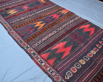 Oriental Runner Kilim Rug, 5x14 Ft Kilim, Afghan Handwoven Kilim Rug, Turkish Kilim Rug, Flatweave Kilim Rug, Hallway Runner, Vintage Runner