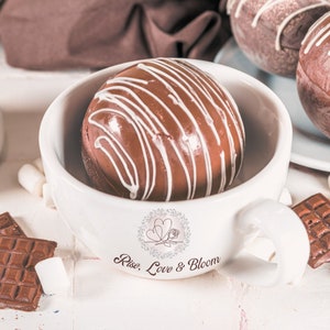 Hot Chocolate Bomb Trio 3 Flavours Luxury Marshmallows Christmas