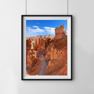 Bryce Canyon - Utah - Orange Rock - Mountains - Gift - Nature Photography Print Wall Art One