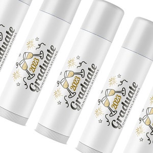 Graduation Favors Lip Balm - Graduation Favors - Graduation Party Idea - Class of 2023 Lip Balm - Graduation Gifts - Graduation Party