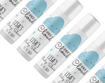 Cloud Nine Personalized Lip Balm Favors for Baby Showers - Custom Lipbalms & Gender-Neutral Gifts