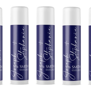 Personalized Lip Balm Favors, Wedding Favors, Bridal Shower Favor, Party Favors, Wedding Lip Gloss