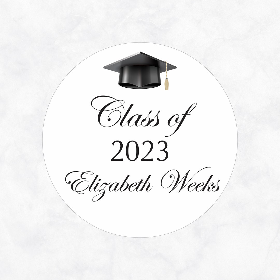Personalized Graduation Party Favor Labels Graduation Party Decorations