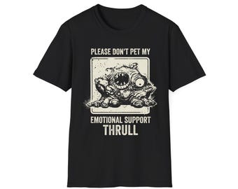 Emotional Support Thrull Graphic Tee, Sci-Fi MTG Shirt