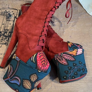 PDF pattern - 9 inch platform pole shoe protection
