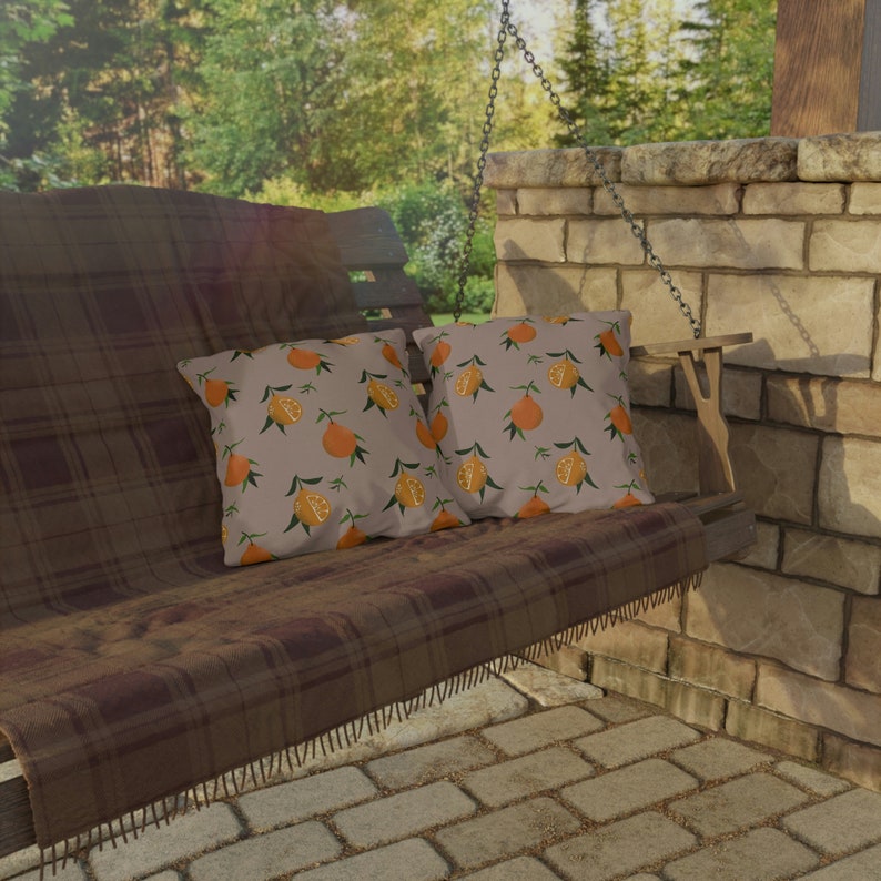 Citrus Toddy© 22 inch Square Outdoor Pillow Set of 2
