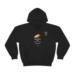 Correranno e non si stancheranno. Felpa con cappuccio unisex