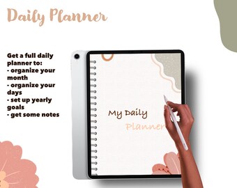 Digital yearly Planner for goodnotes 5, or any other PDF application