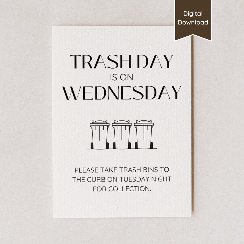 Signs Take Trash - Etsy