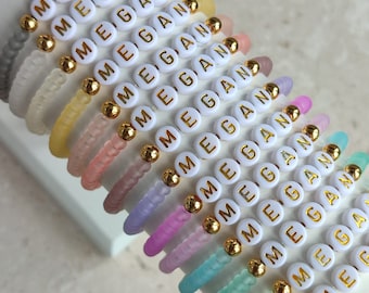 Soft Transparent Sand Bead bracelet | Christmas Gift Bracelets | Custom Handmade bracelet | Friendship bracelet