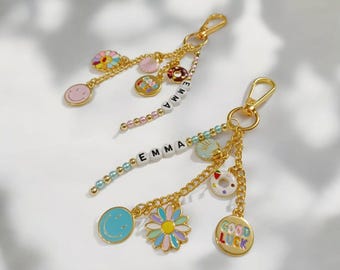 Custom Name Keychain / Bag Charm – Personalized Gift for Kids & Babies – Birthday / Baby Shower Gift