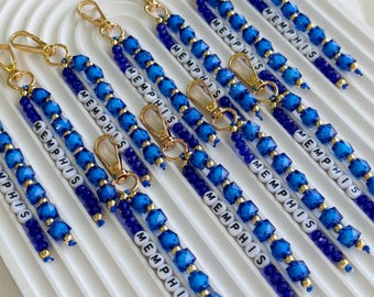 Bulk Keychain, Small Thank You Gift for Wedding, School and Teacher, Bulk Orders Available Personalized Beaded Keychains