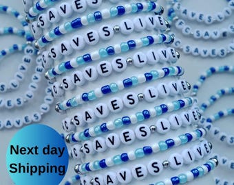 Bulk Custom Name Beaded Bracelets | Personalized Team, Event & Party Favors