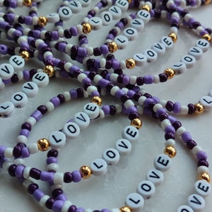 Personalized Custom Beaded Name Bracelets|Custom Word Beaded Bracelets|Handmade Jewelry|friendship bracelets|Mama Day's