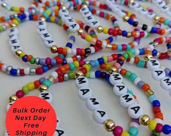 Mother's Day Bracelet, Mom Gift Jewelry, Minimalist Beaded Bracelet for Mom