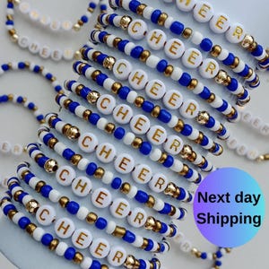 Pulsera personalizada con nombre y cuentas: Joyería de amistad con palabras personalizadas