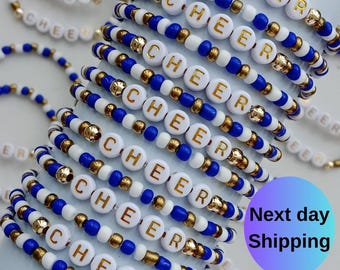 Personalized Beaded Name Bracelet: Custom Word Friendship Jewelry
