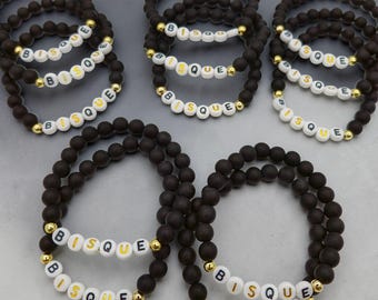 Matte Black Onyx Bracelet | Natural Stone Beaded Bracelet | Meaningful Unisex Gift for Women & Men