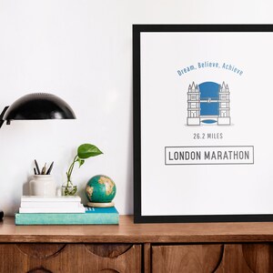 London Marathon Poster Download