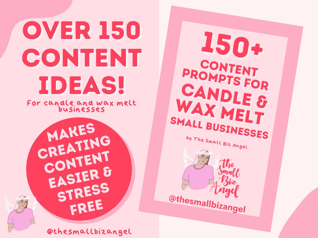 150 CANDLE & WAX MELT Business Content Ideas Social Media Ideas for