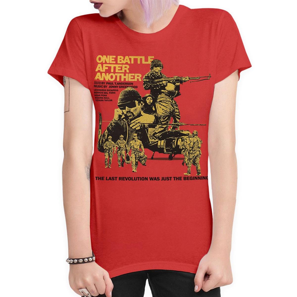 P.T.アンダーソン作「One Battle After Another」Tシャツ（メンズ 