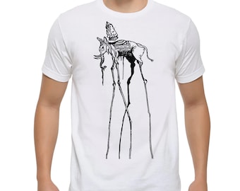 Space Elephant by Salvador Dali T-Shirt, Men&#39;s Women&#39;s Sizes (dmm-093)