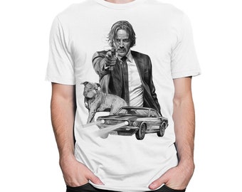 Keanu Reeves Graphic T-Shirt, Herren Damen Größen (dmm-193)