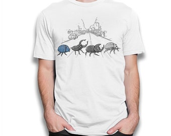 Beetles Abbey Road Funny T-Shirt, The Beatles Shirt, Men's Women's Sizes (dmm-224)