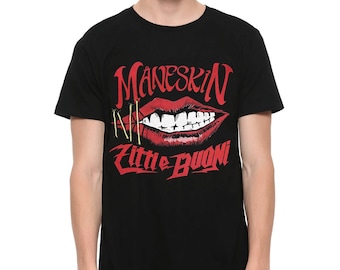 Maneskin Zitti E Buoni Art T-Shirt, Herren Damengrößen (MAN-789247)