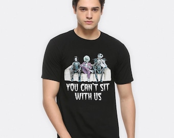 Tim Burton Heroes Cotton T-Shirt, Edward Scissorhands and Jack Skellington