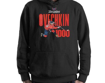 Alexander Ovechkin 1000 Goals Hoodie and Sweatshirt, Unisex Sizes (VCH-109321)