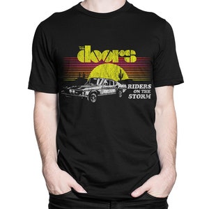The Doors Riders On The Storm Vintage T-Shirt, Men&#39;s Women&#39;s Sizes (dmm-044)