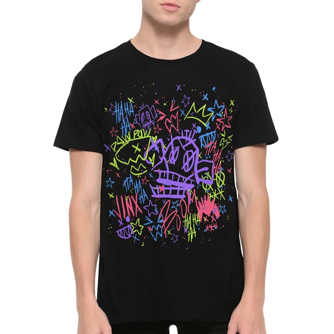 Arcane Jinx Graffiti T-shirt, Men's Women's Sizes ARC-44528 - Etsy