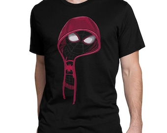 Spider-Man Miles Morales T-Shirt, Spider-Verse Shirt, Men's Women's Sizes (SPY-28001)