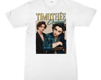 Timothée Chalamet T-Shirt, Men's and Women's Sizes (TMT-179978)