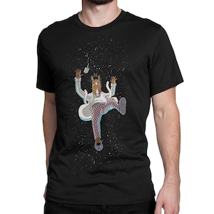 Camiseta de BoJack Horseman "Cayendo en el Espacio", tallas para hombre y mujer (dmm-101)
