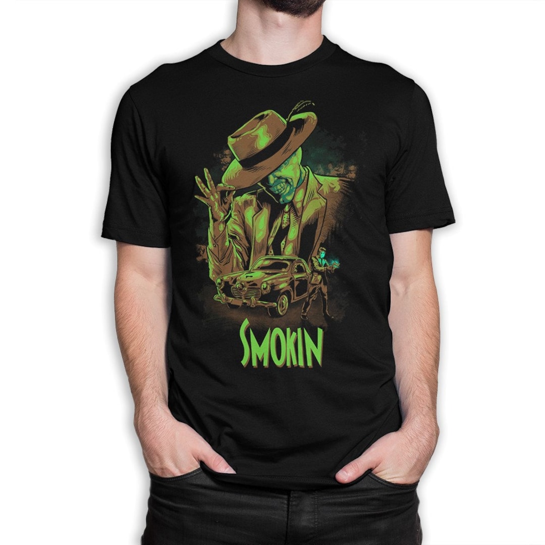 Jim Carrey the Mask Smokin Tshirt, Men's Women's Sizes dmm034 Etsy UK