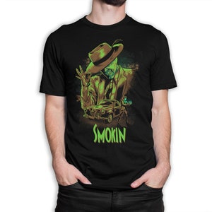 Jim Carrey The Mask Smokin T-Shirt, Men&#39;s Women&#39;s Sizes (dmm-034)