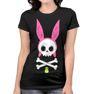 Louise Belcher Skull Bob&#39;s Burgers T-Shirt, Men&#39;s Women&#39;s Sizes (dmm-130)