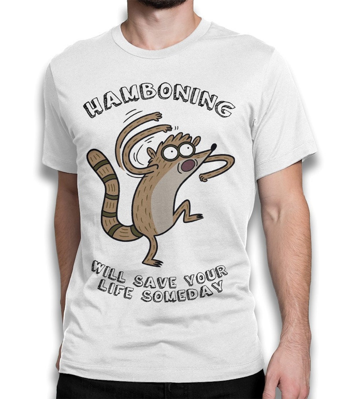 Regular Show Hamboning Rigby T-shirt, Men's Women's Sizes (dmm-068) - Etsy