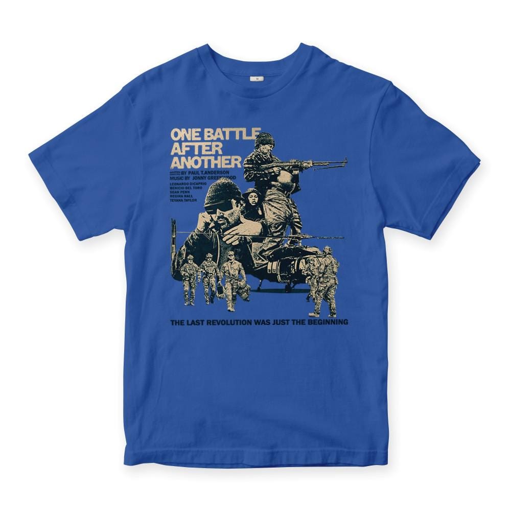 P.T.アンダーソン作「One Battle After Another」Tシャツ（メンズ