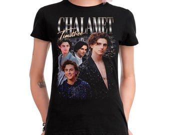 Timothée Chalamet Collage T-Shirt, Men's Women's Sizes (TMT-231978)