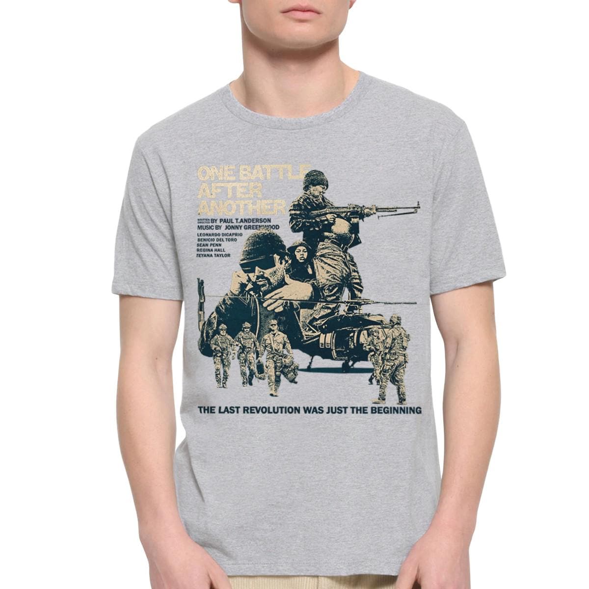 P.T.アンダーソン作「One Battle After Another」Tシャツ（メンズ