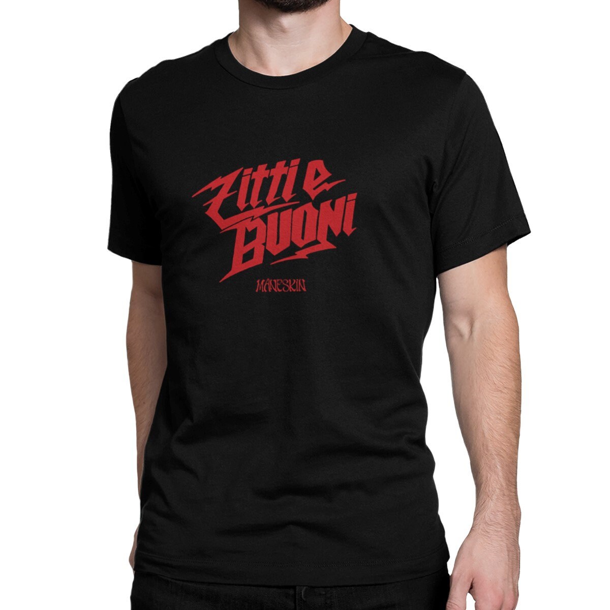 Zitti e Buoni Black T-Shirt | Official Store – Måneskin